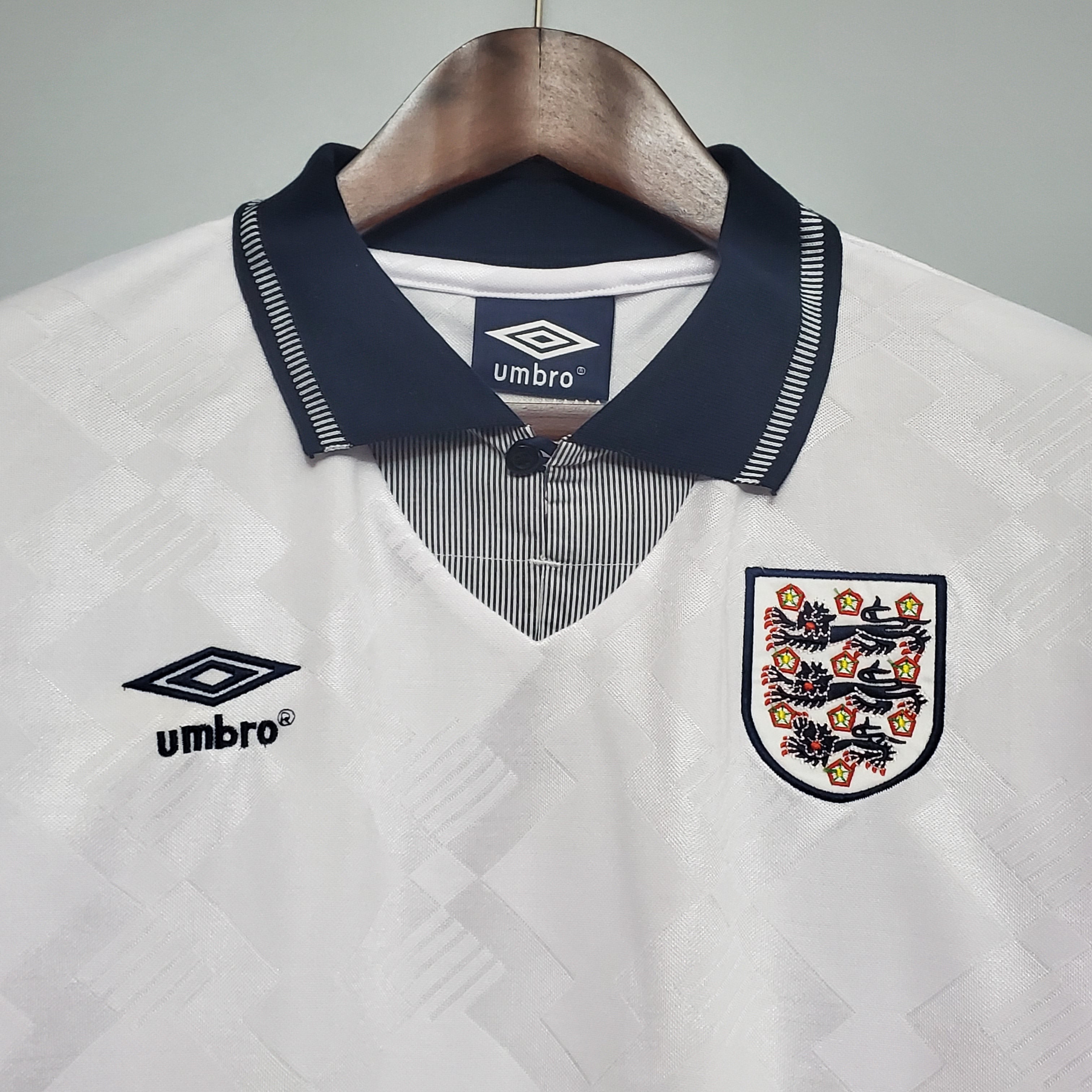 1990 Engeland Thuis Retro Shirt