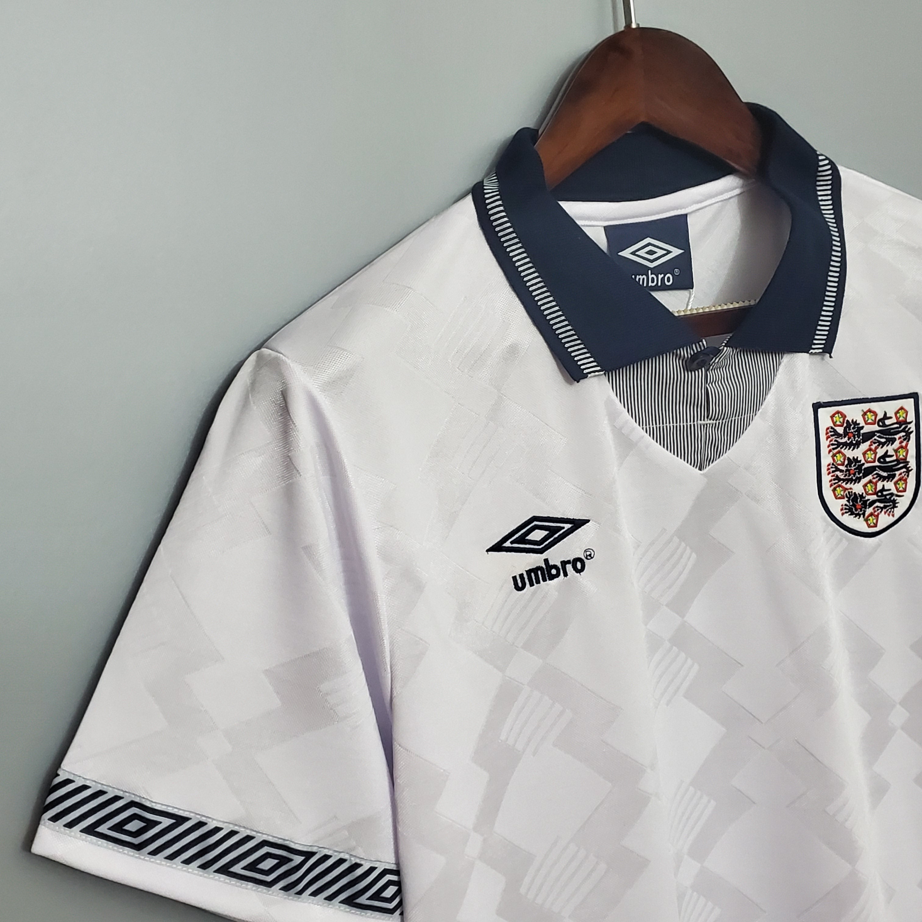 1990 Engeland Thuis Retro Shirt