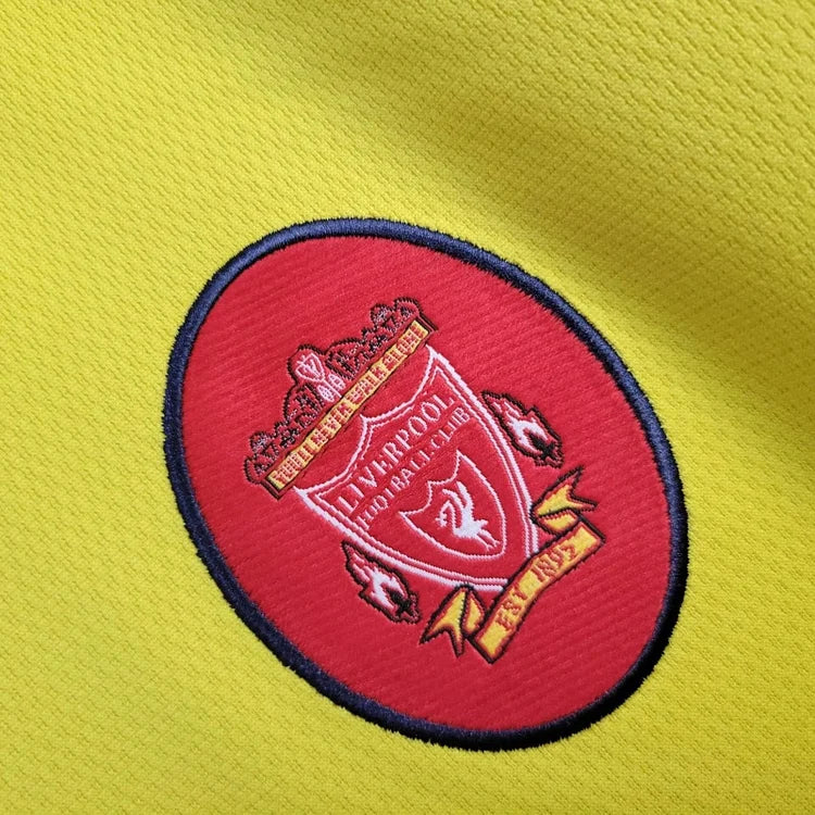 Liverpool Retro Uitshirt 1998-1999 - Geel