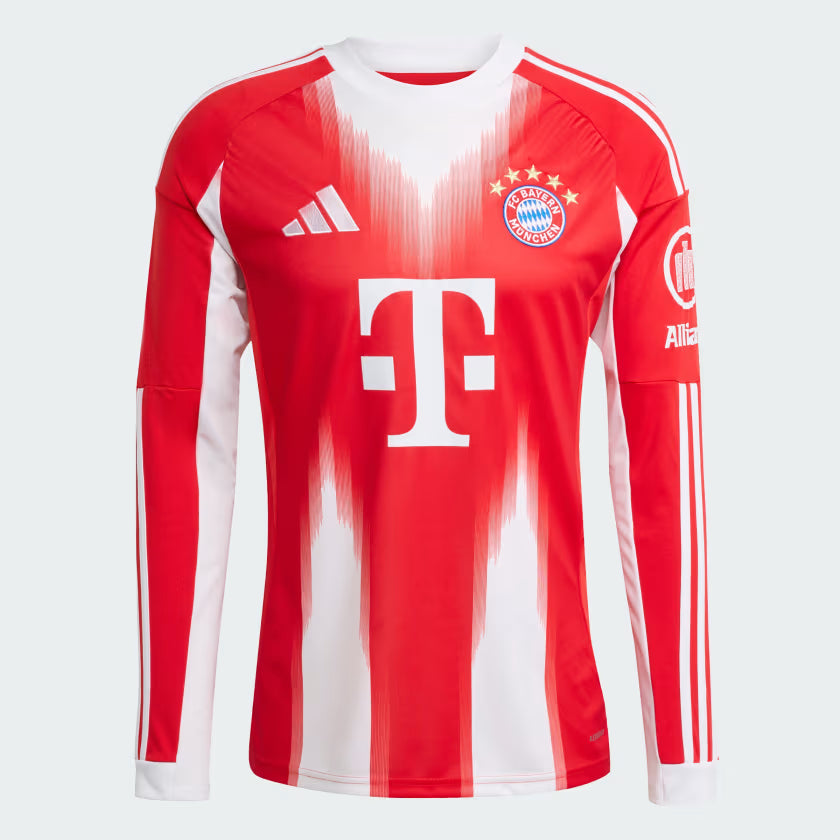 2025/26 Bayern München thuisshirt met lange mouwen