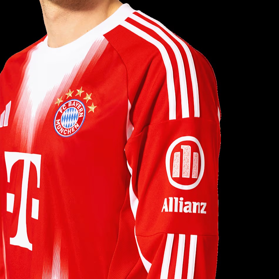 2025/26 Bayern München thuisshirt met lange mouwen