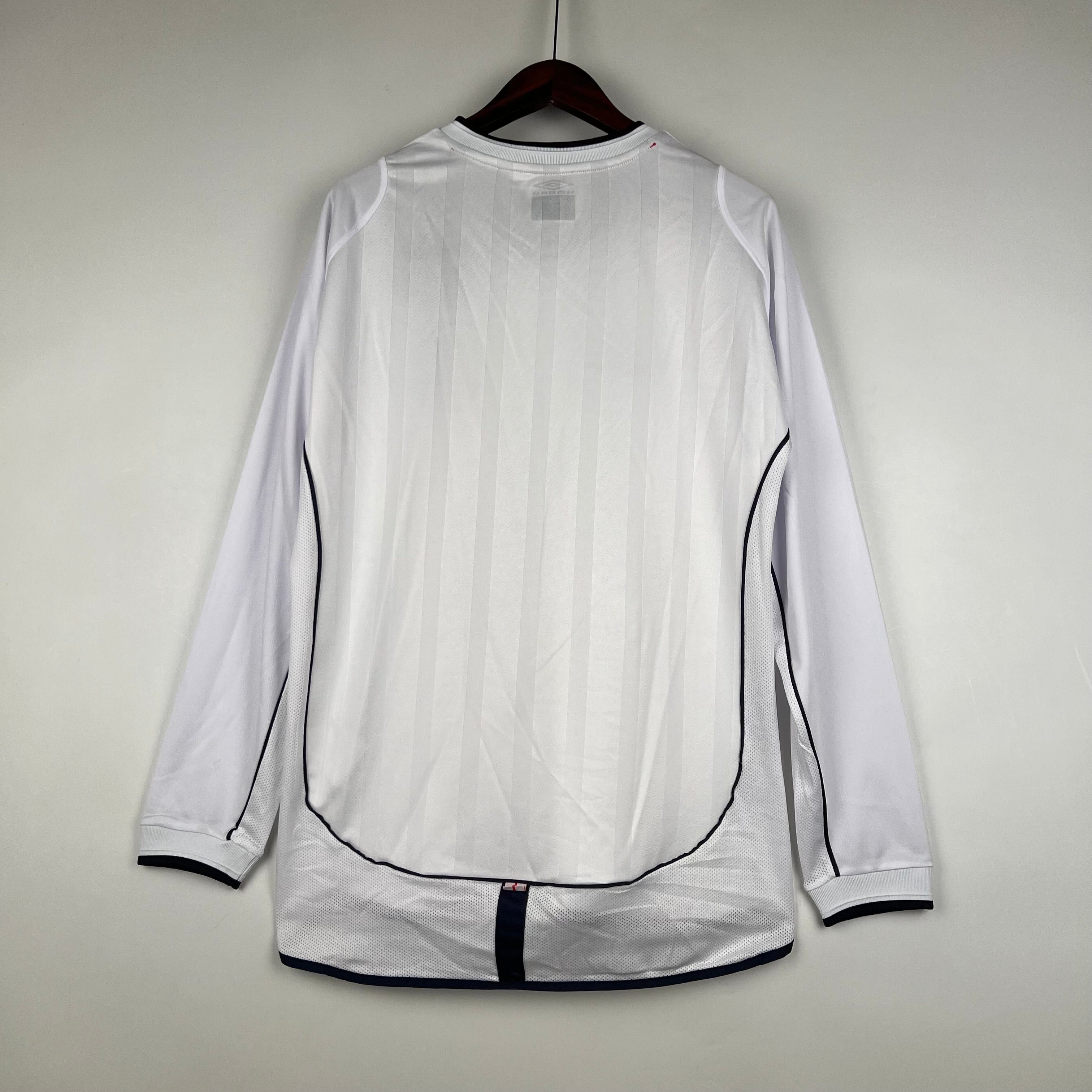 2002 Engeland Lange Mouw Thuisshirt