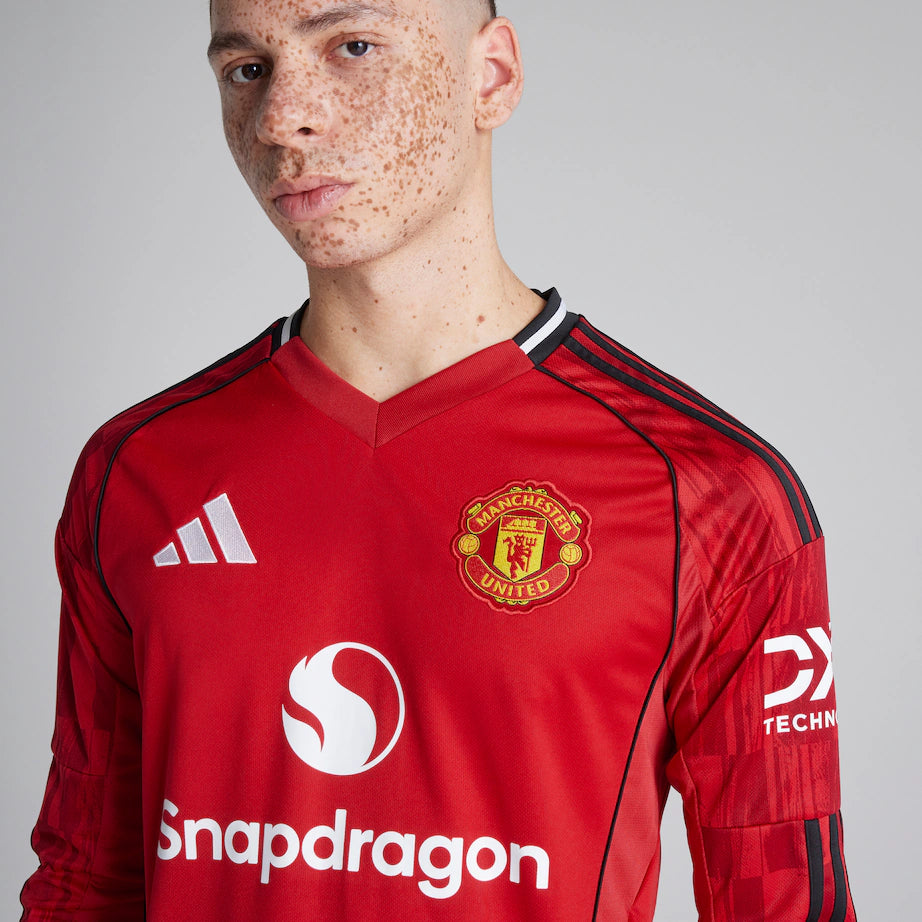 Manchester United 25/26 Thuisshirt met Lange Mouwen