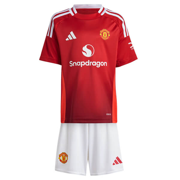 Manchester United 2024/25 Infant Home Shirt &amp; Shorts Set