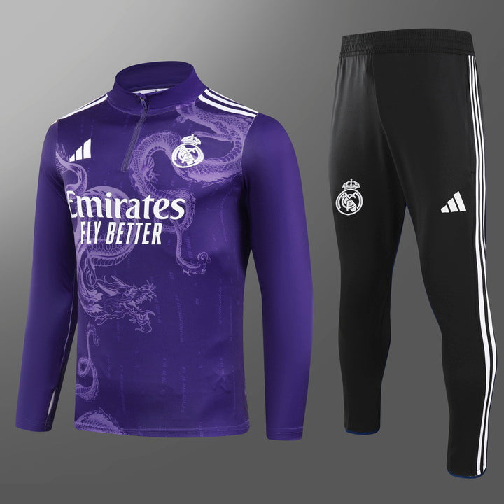 Real Madrid Trainingsanzug Lila Drache 2025