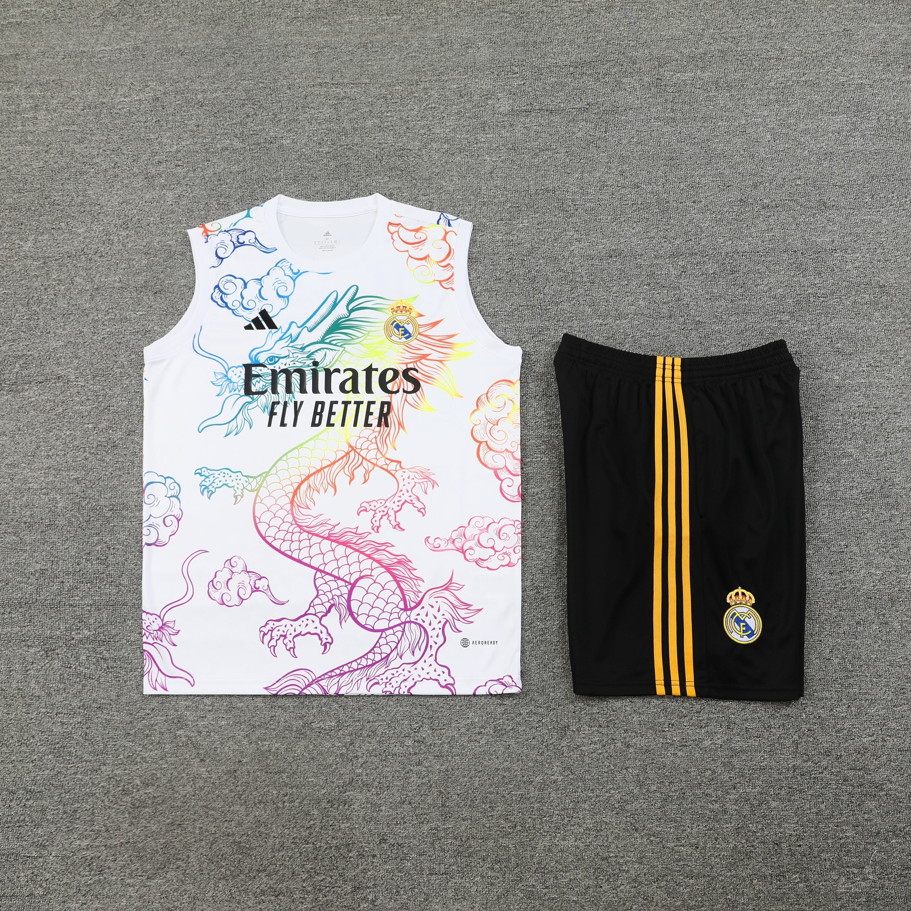 Real Madrid Trainingsset 2024/25 Weißer Drache