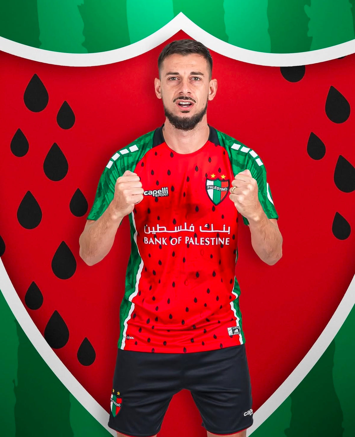 Palestine Watermelon Fußballtrikot Pelestino 2025/2026