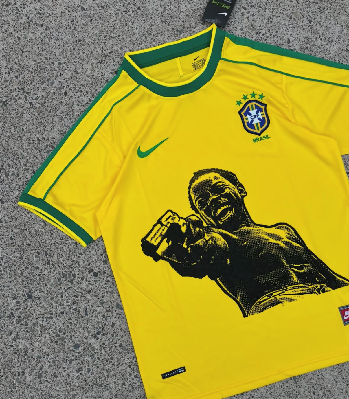 1998 Brazilië Retro Shirt Stad van God Concept