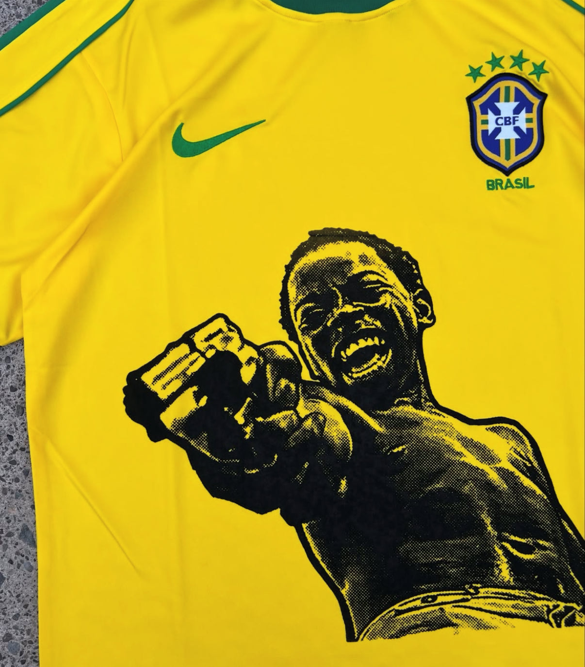 1998 Brazilië Retro Shirt Stad van God Concept