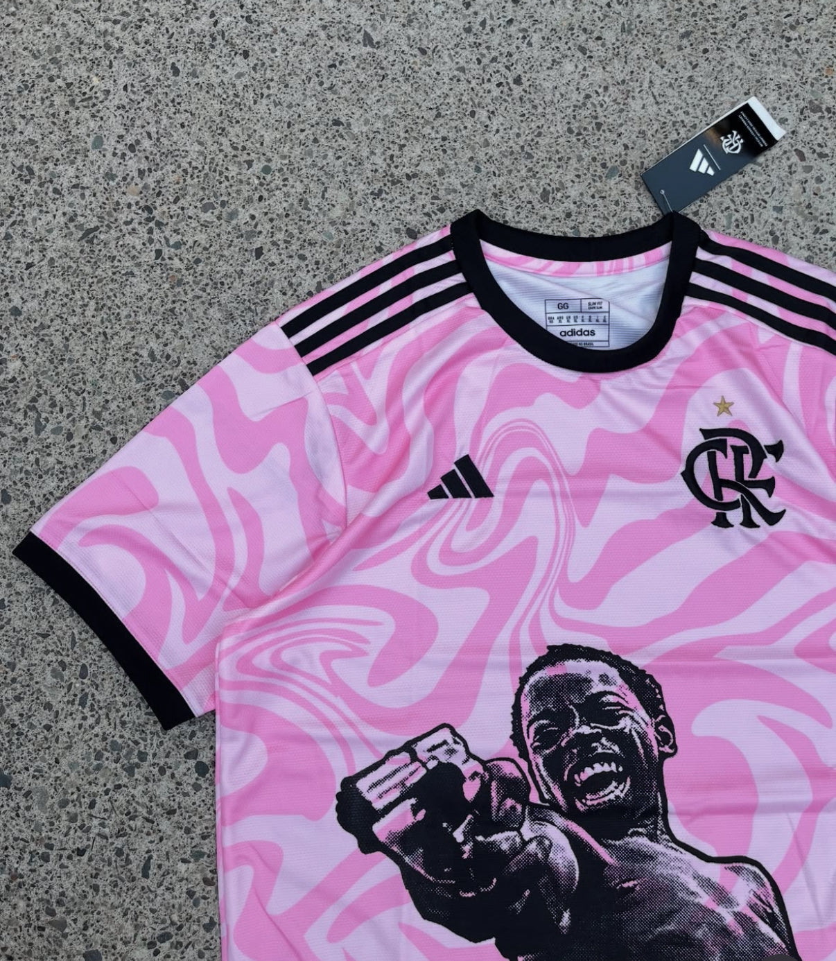 Flamengo X City of God Zé Pequeno Pink Jersey Limited Edition