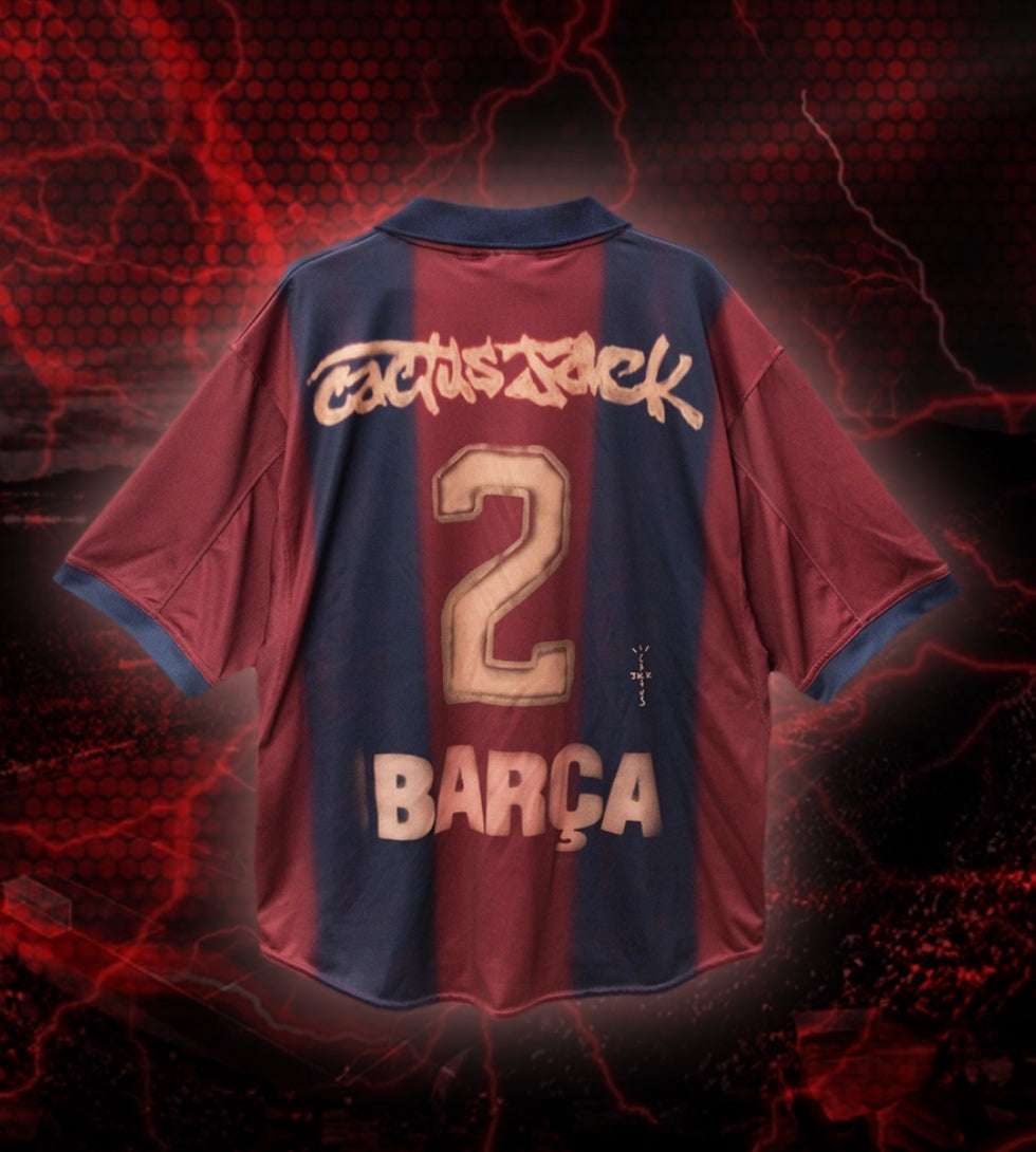 Barcelona x Travis Scott Skeleton Jersey