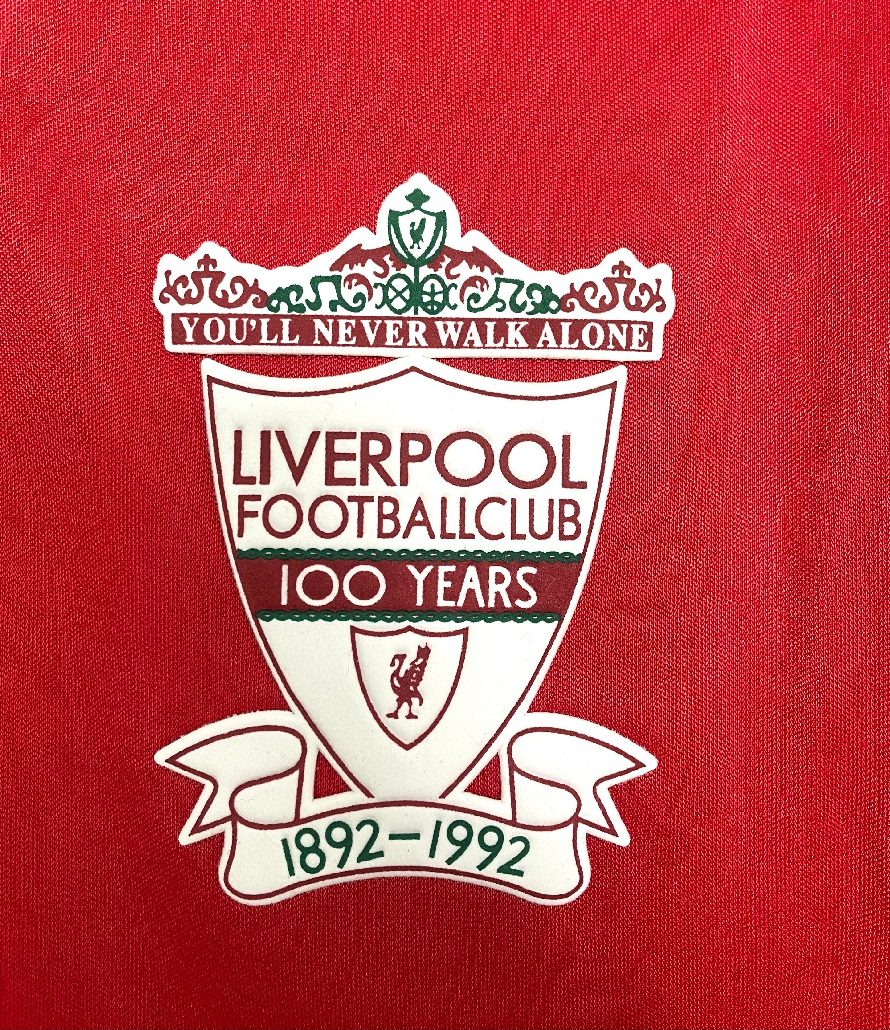 Liverpool Home Shirt - 100 Years (1992-1993)