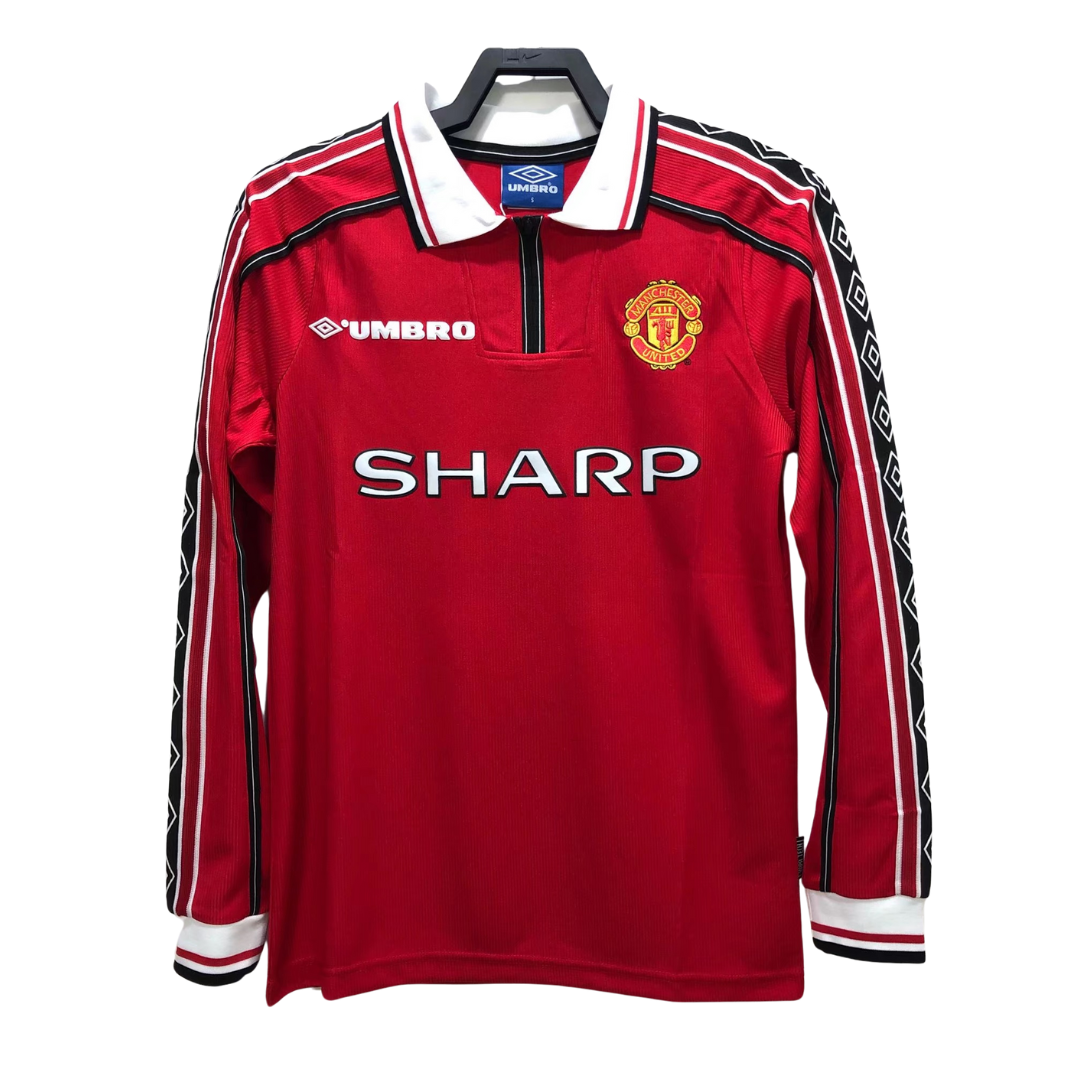 1998/1999 Manchester United Retro Shirt - Lange Mouw Thuis