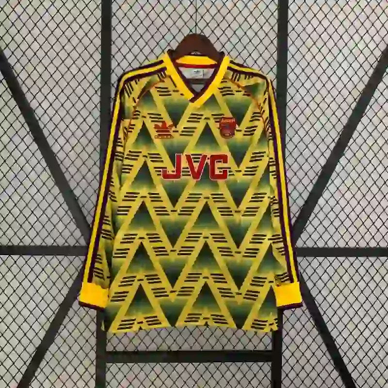 Arsenal 1991-93 Uitshirt met Lange Mouwen Retro