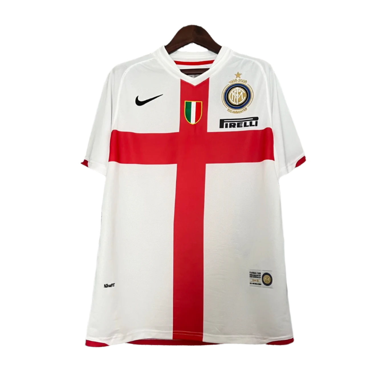 Inter Milan Red Cross Jersey 2007/2008
