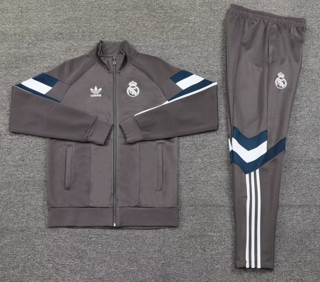 Real Madrid Trainingsanzug 2024/2025 Grau