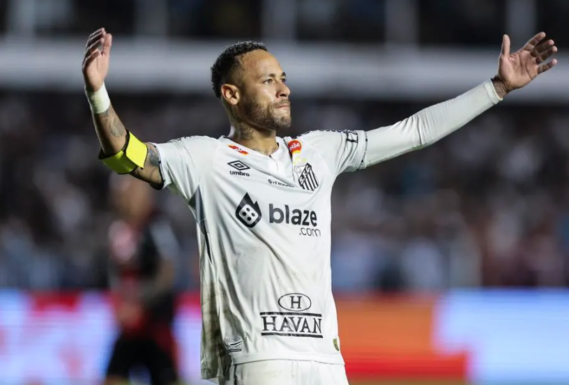 Santos 2025 football shirt Neymar