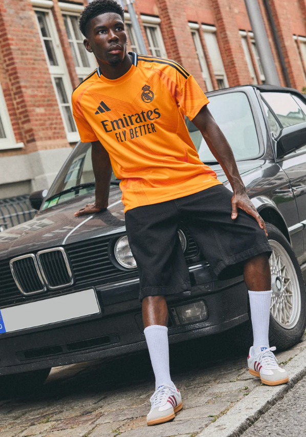 Real Madrid Auswärtstrikot 2024/2025 orange