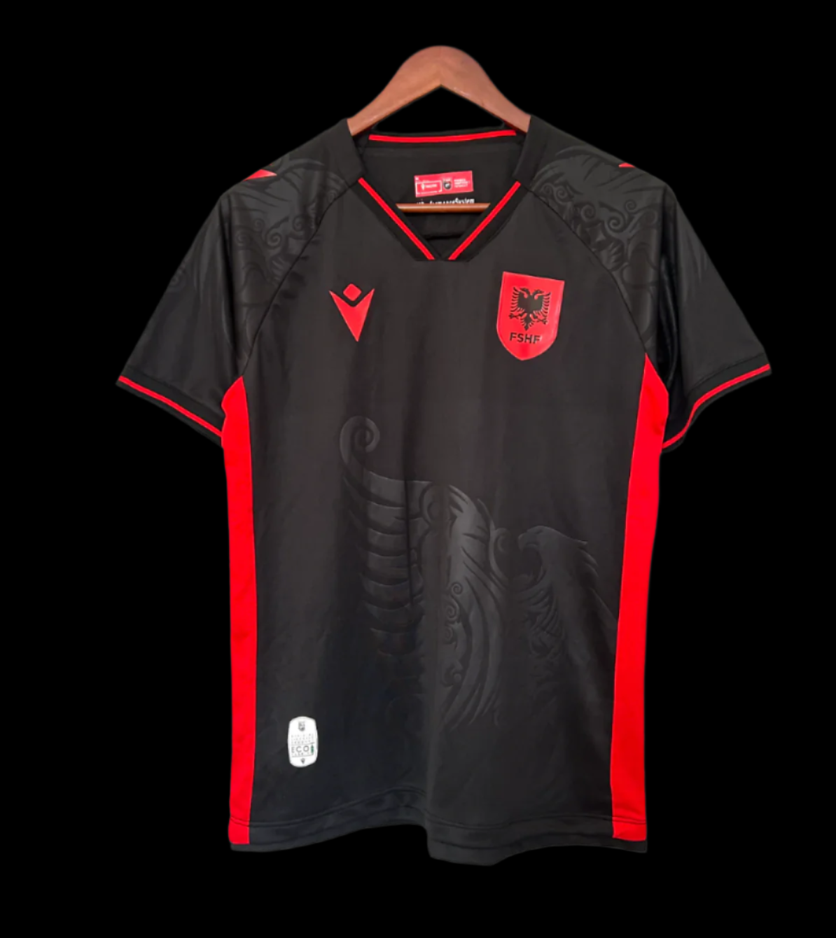Albania 2025/2026 Away Shirt (Black)