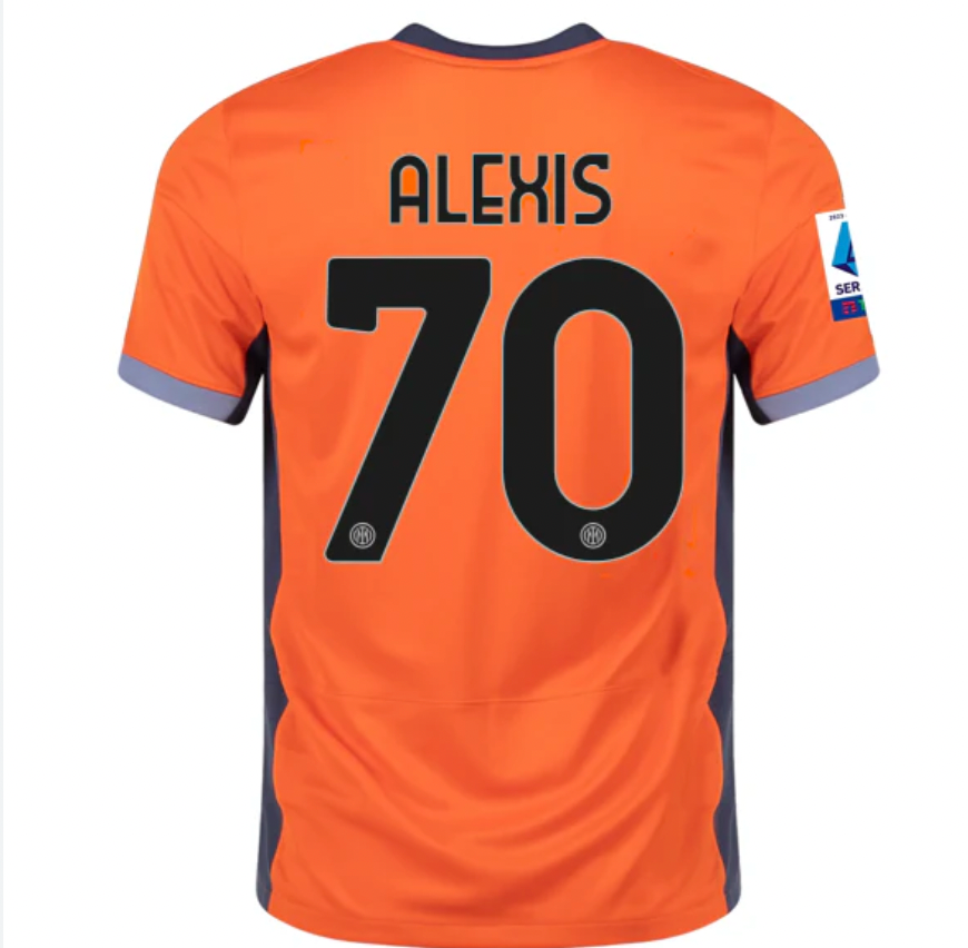 Inter Milan orange jersey third kit