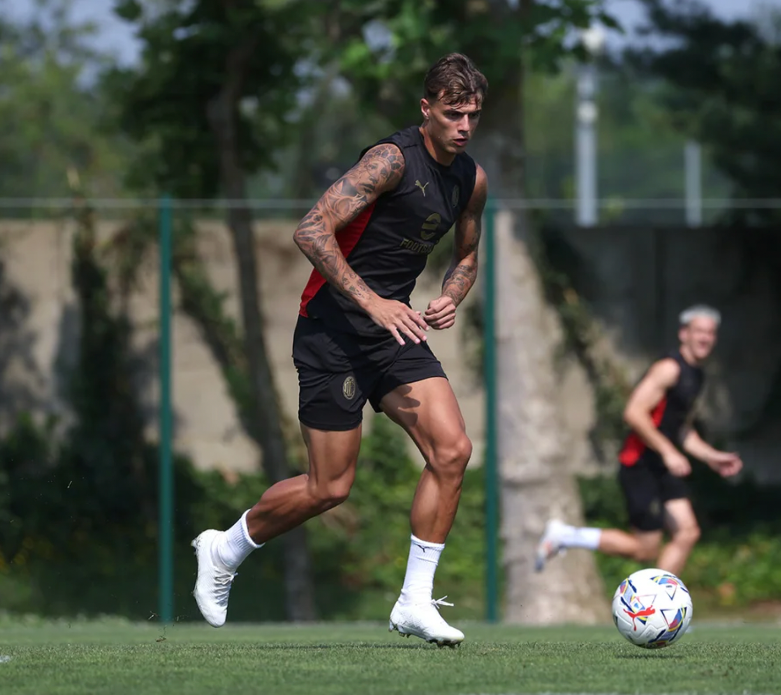 AC Milan Sleeveless Training set 2025