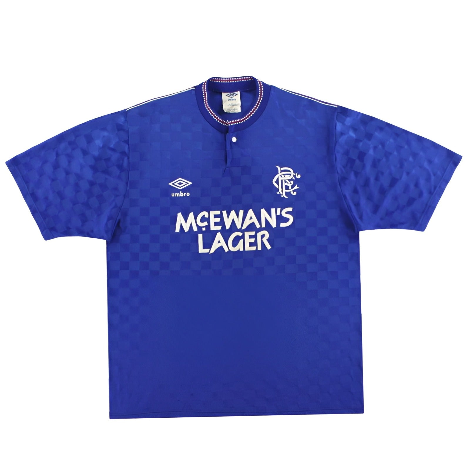 Retro Rangers Home Shirt 1987/1990 Football Shirt