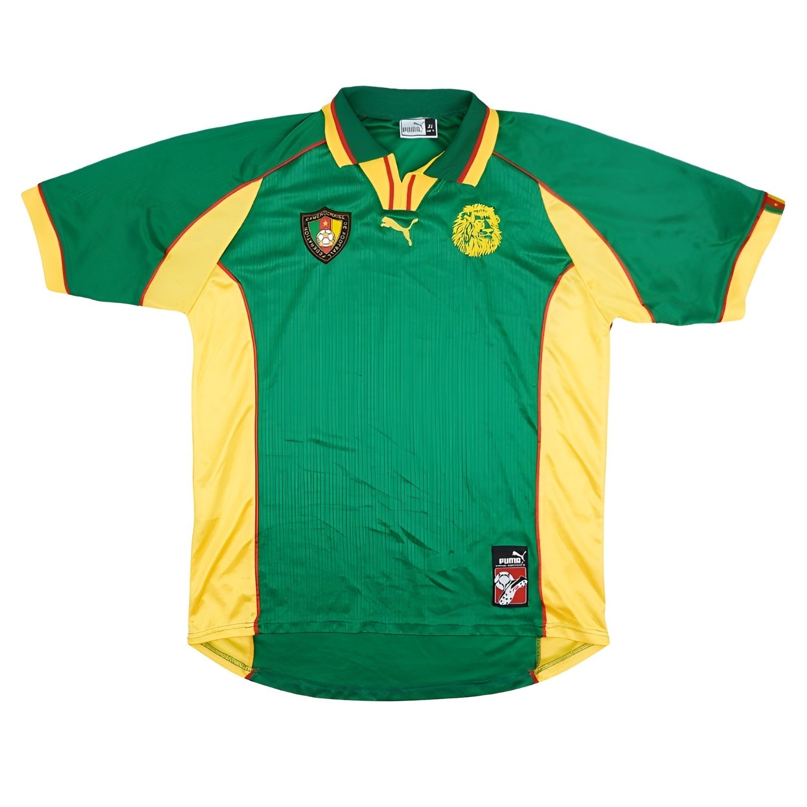 Retro Cameroon Home Shirt 1998 Football Shirt