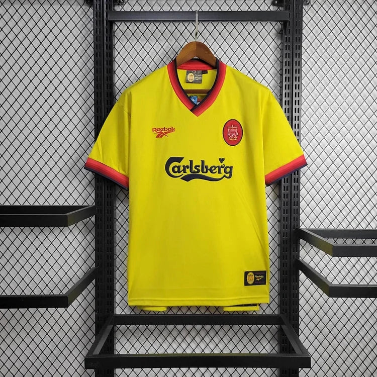 Liverpool Retro Uitshirt 1998-1999 - Geel