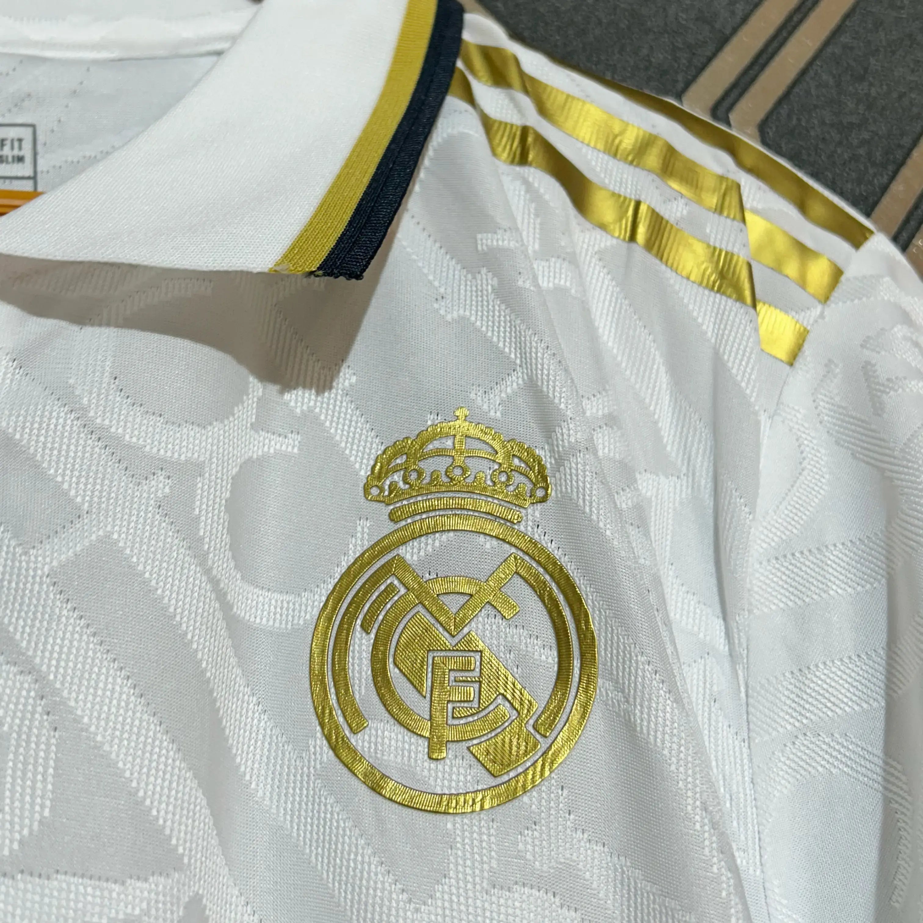 Real Madrid SE White Gold Jersey 2024-25 Player Version
