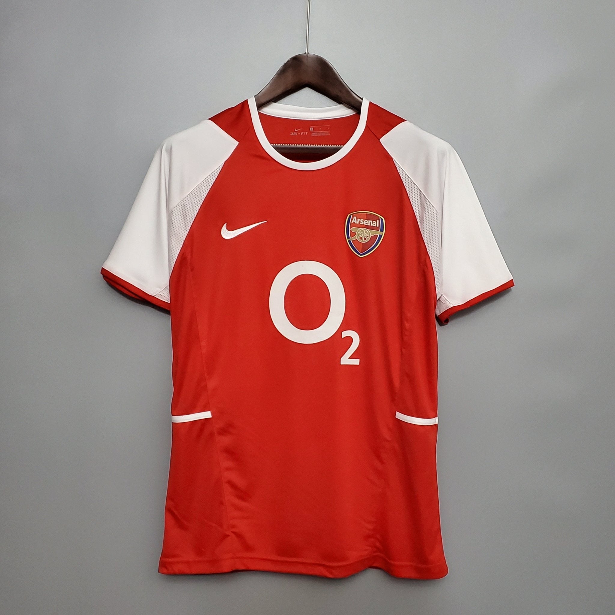 Arsenal Retro Shirt O2 2002/2004 Thuis