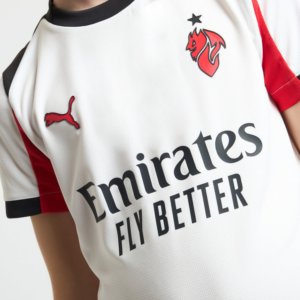 2025/26 AC Milan Kindervoetbaltenue Uit