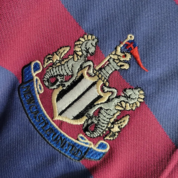 1995-1996 Newcastle United Retro Uitshirt met Lange Mouwen