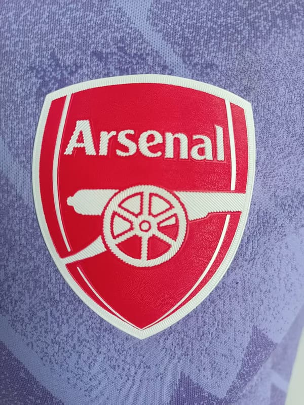 Arsenal 25/26 Paarse Polo Kit – Spelersversie