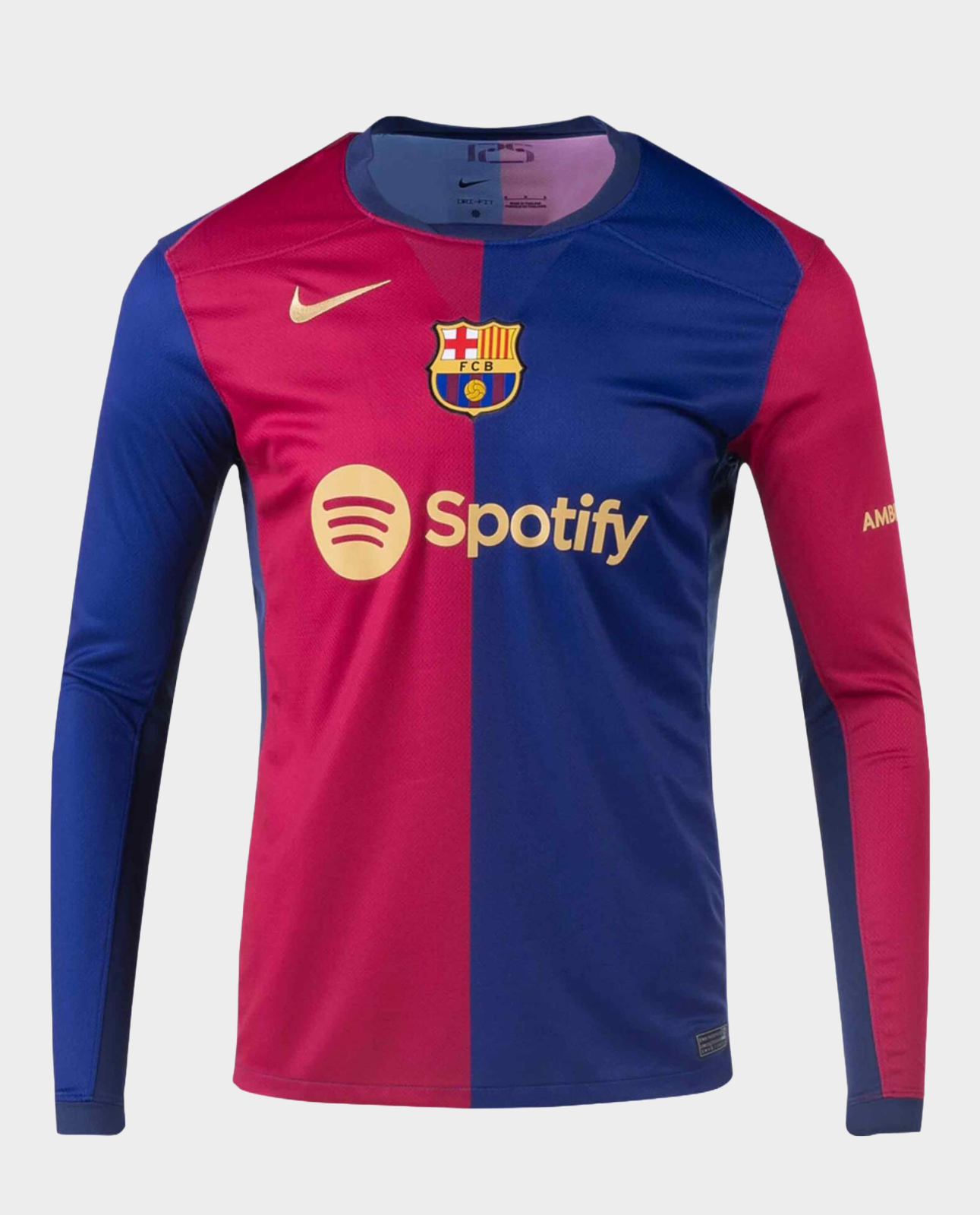 Barcelona Full Sleeve Home Jersey 2024-25 Fan Version