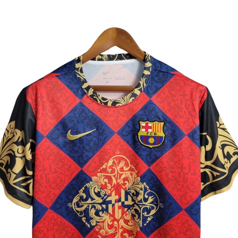 Barcelona Trainingsshirt Rood 23-24 - Fanversie