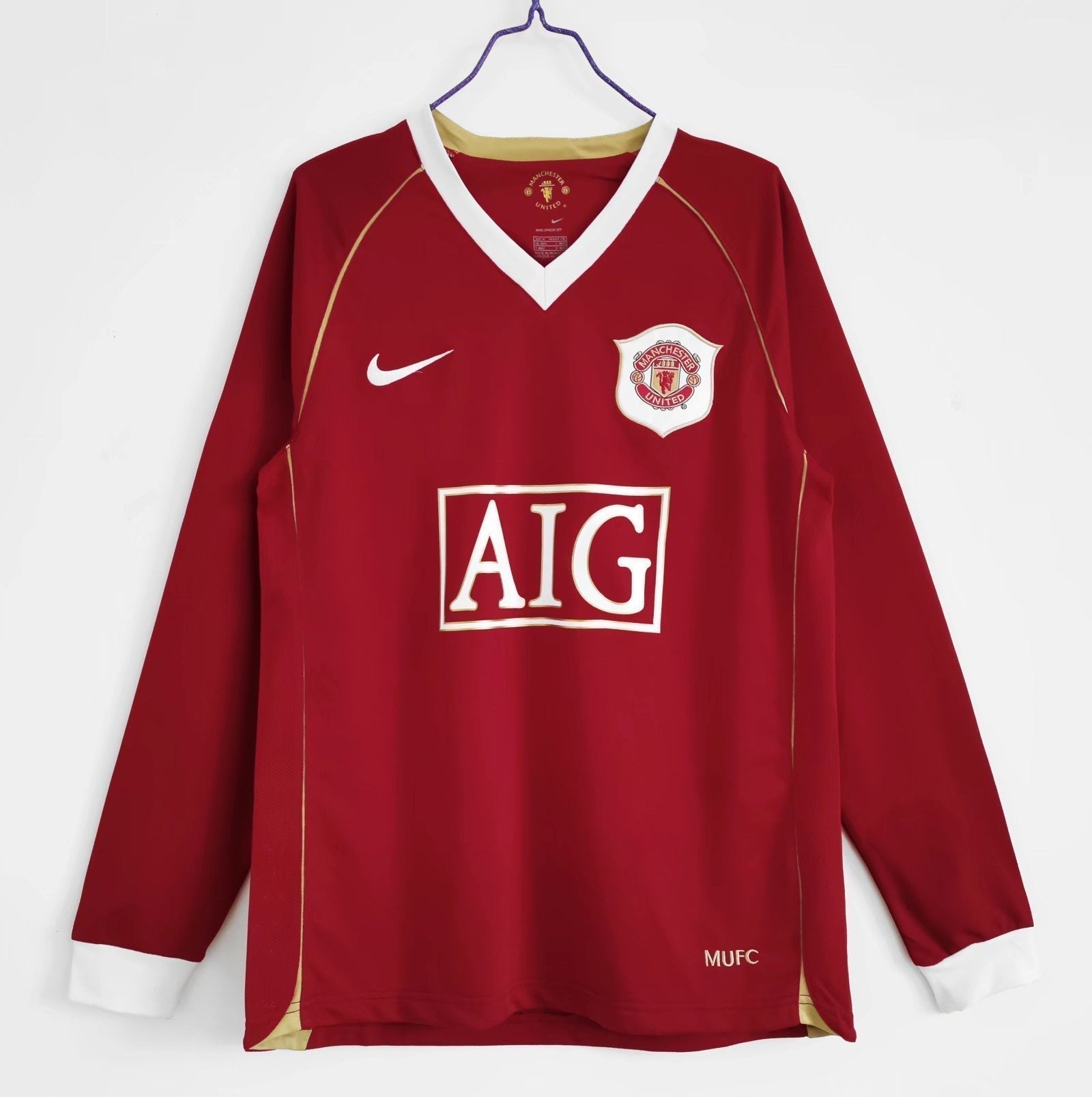 Manchester United Retro Shirt 2006/2007 - Lange Mouw Thuis