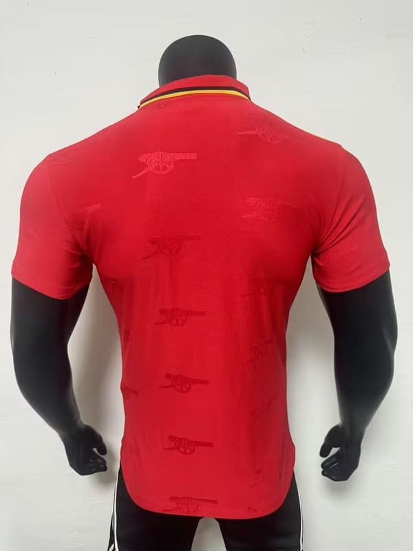 Arsenal 25/26 Polo Rood Tenue – Spelersversie
