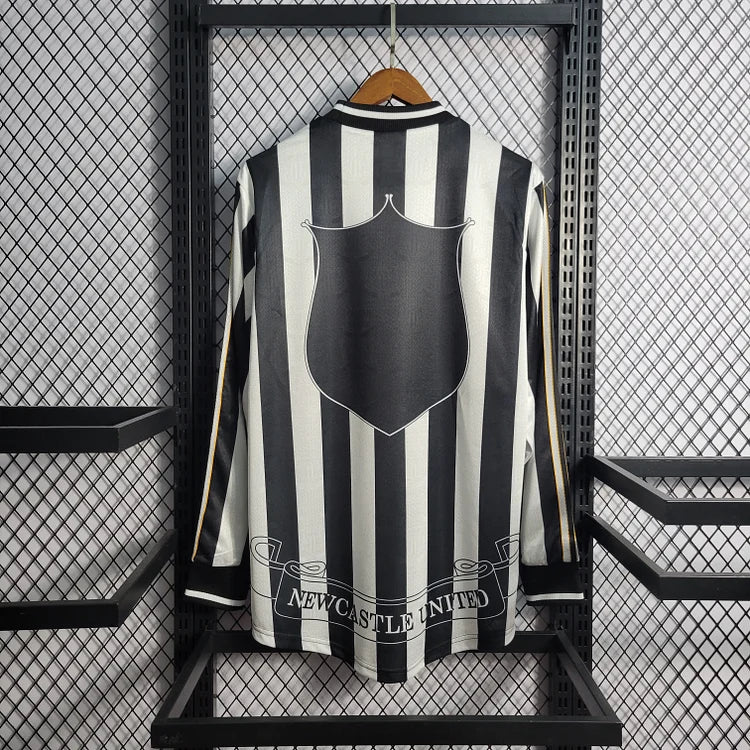 1995-1997 Newcastle United Retro Lange Mouw Thuisshirt