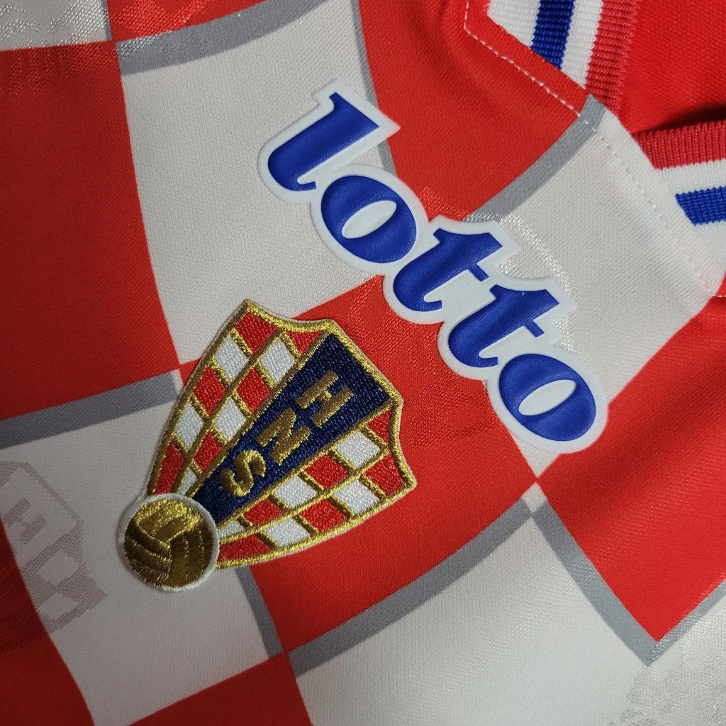 Croatia  Home Retro Jersey - 1998