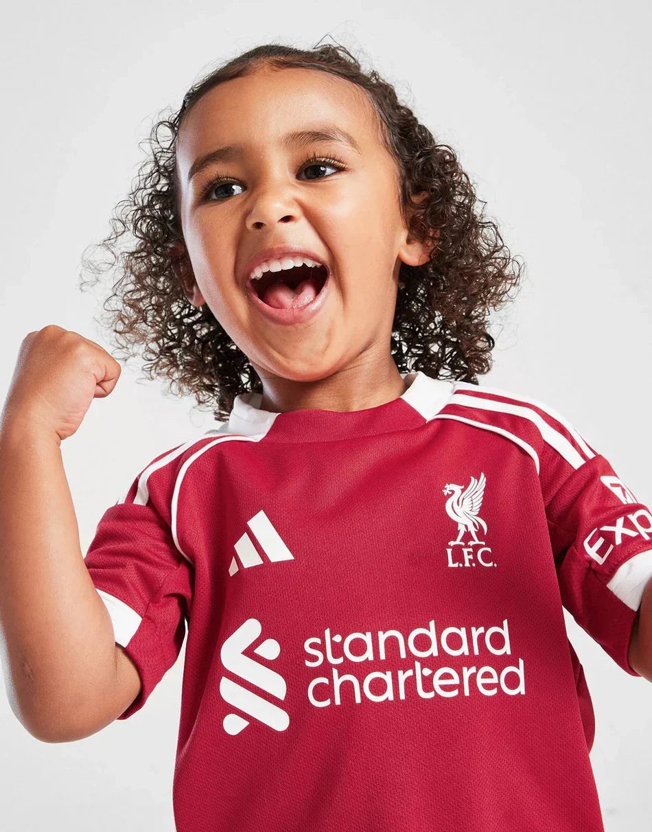Liverpool FC 2025/26 Home Kit – Kids