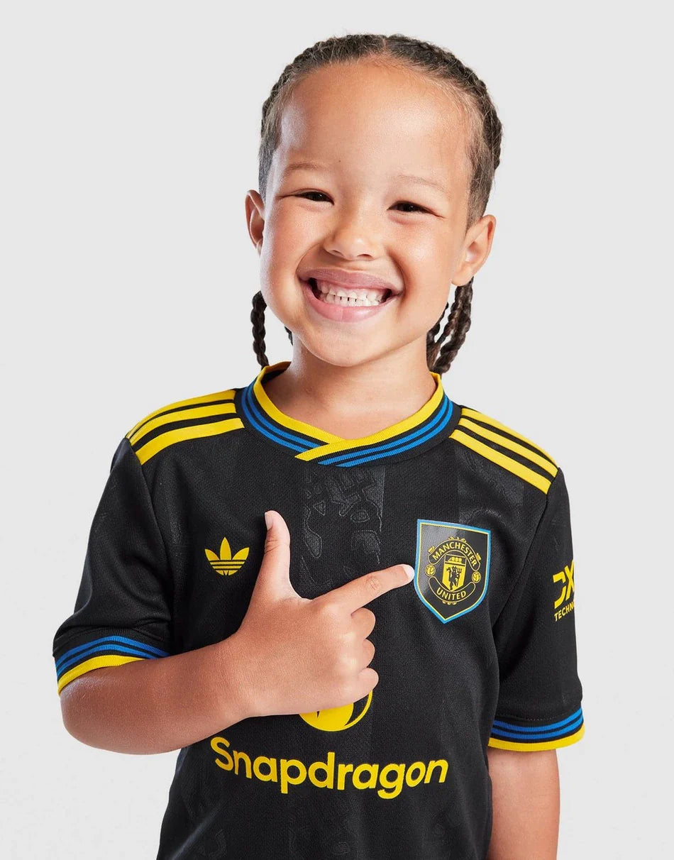 2025-26 Manchester United Third Mini Kit Kids