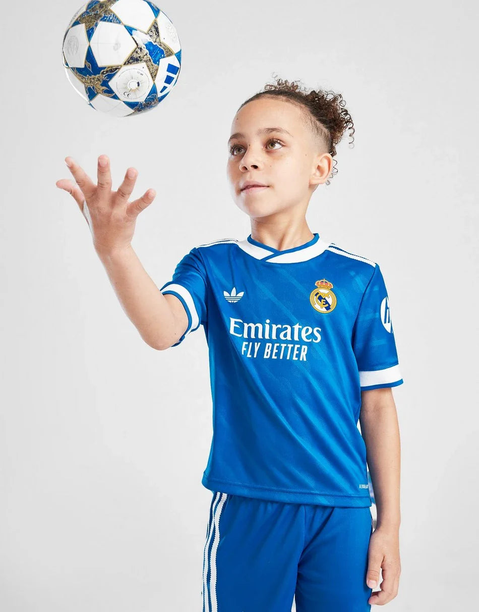 Real Madrid 2025/26 Drittes Trikot – Kinder