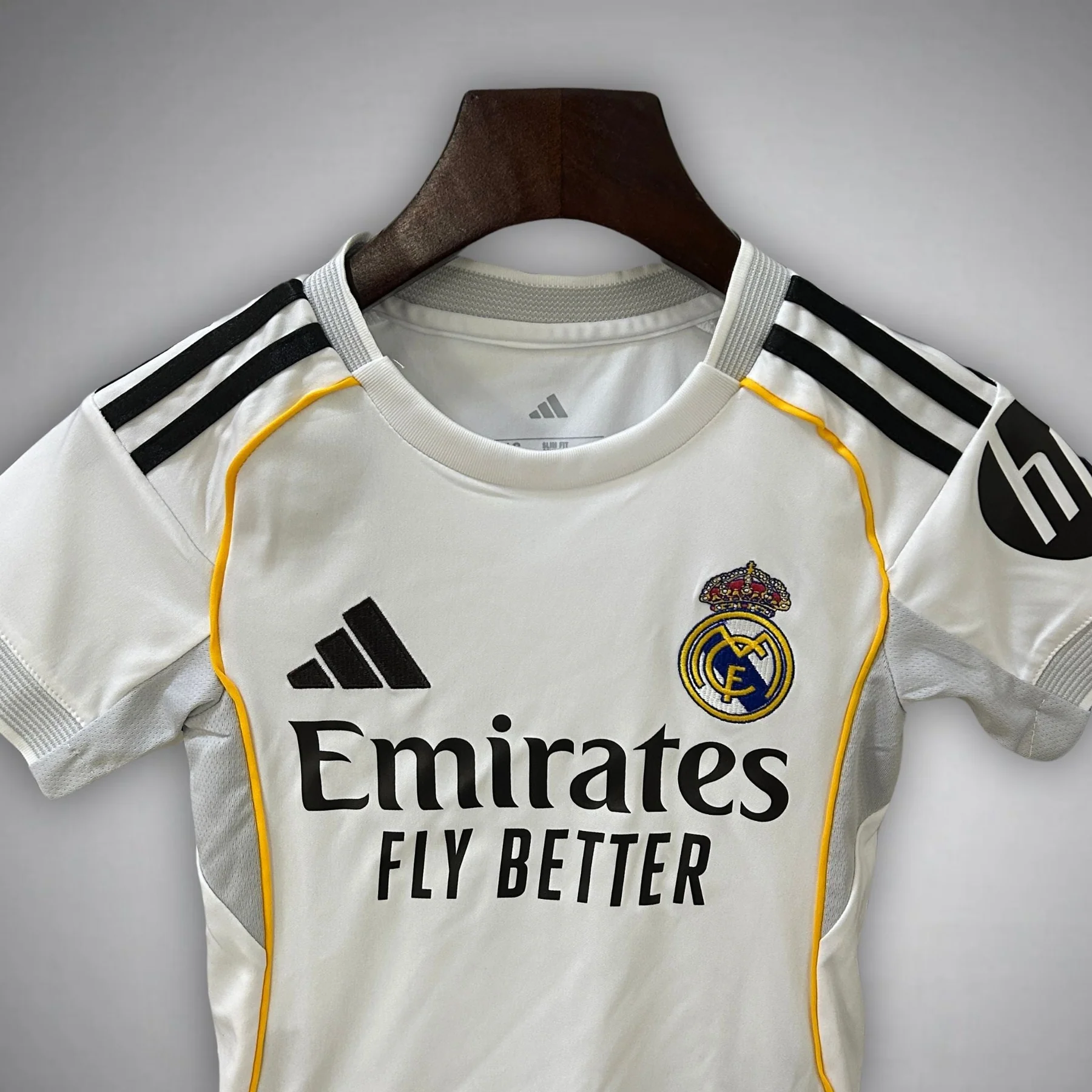 Kids Real Madrid Home Kit 2025-26
