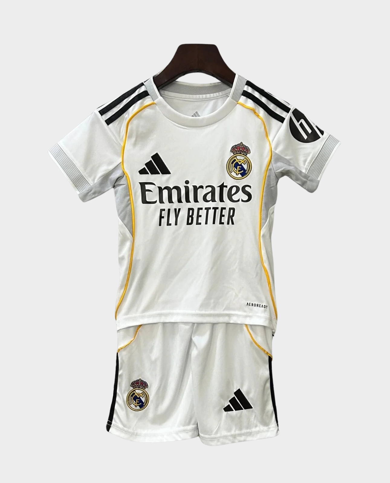 Kids Real Madrid Home Kit 2025-26