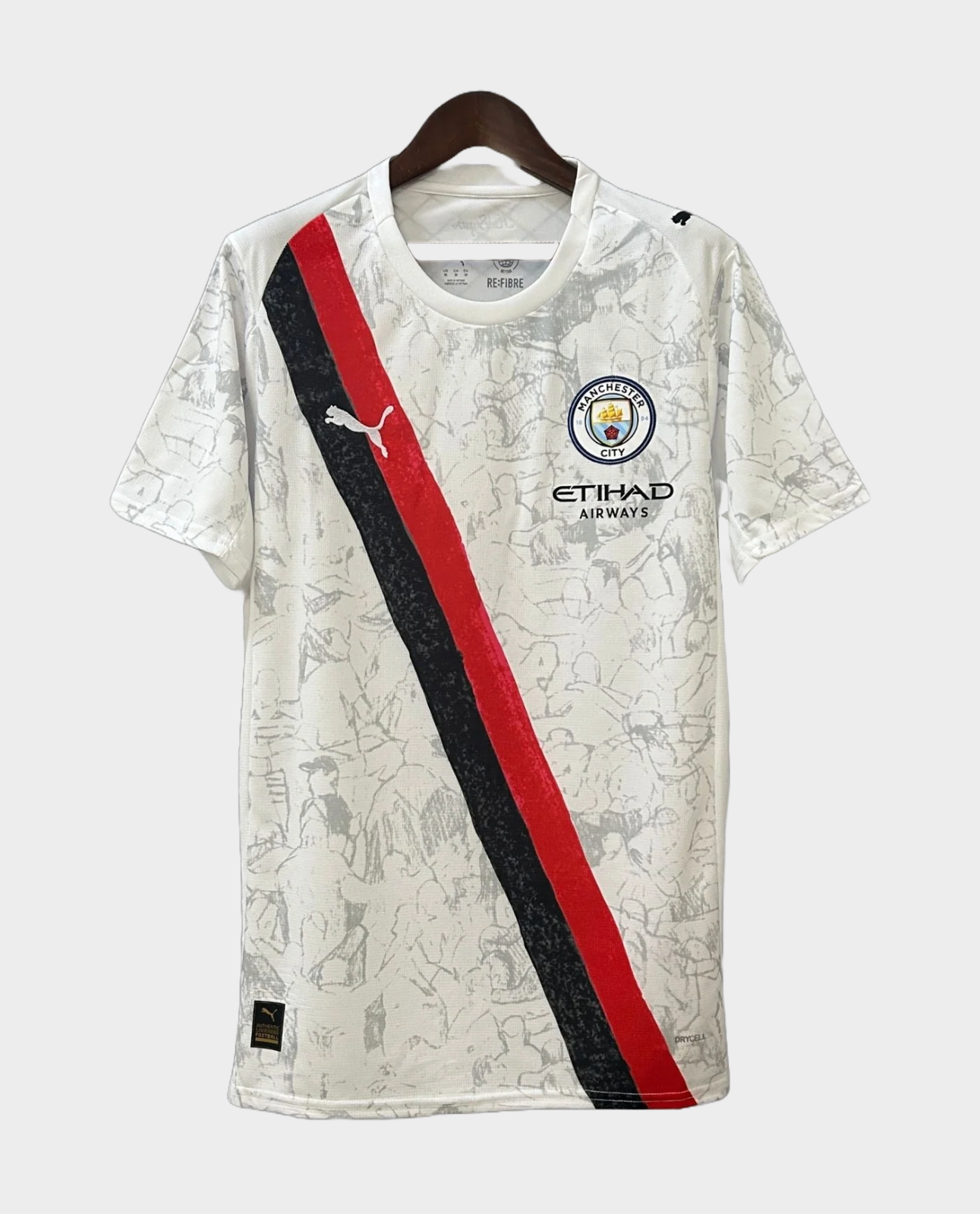 Manchester City Away White Jersey 2025-26 Player Version