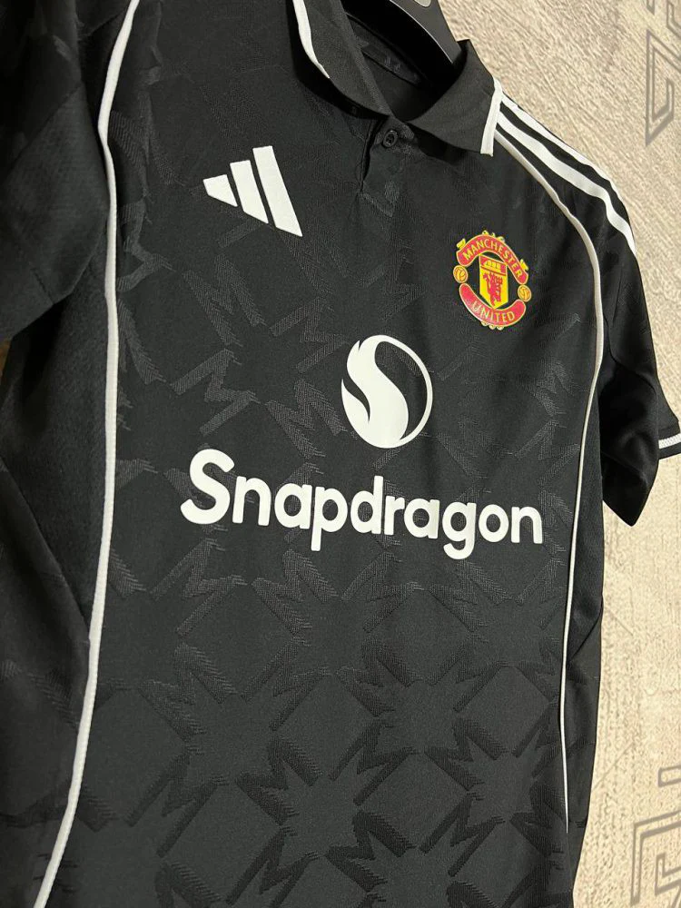 Manchester United Special Edition Black Jersey 2025-26 Player Version