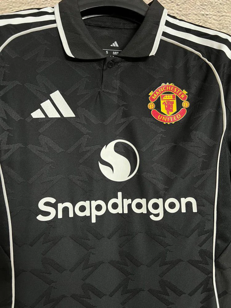 Manchester United Special Edition Black Jersey 2025-26 Player Version