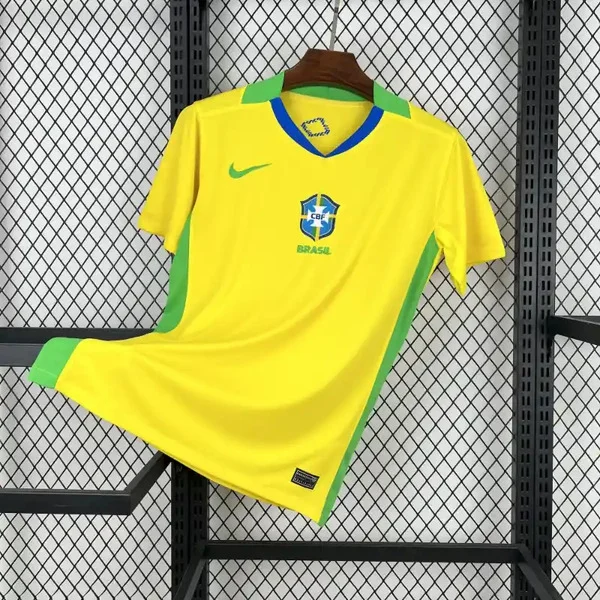 Brazil Home 2025-26 Jersey Player Version