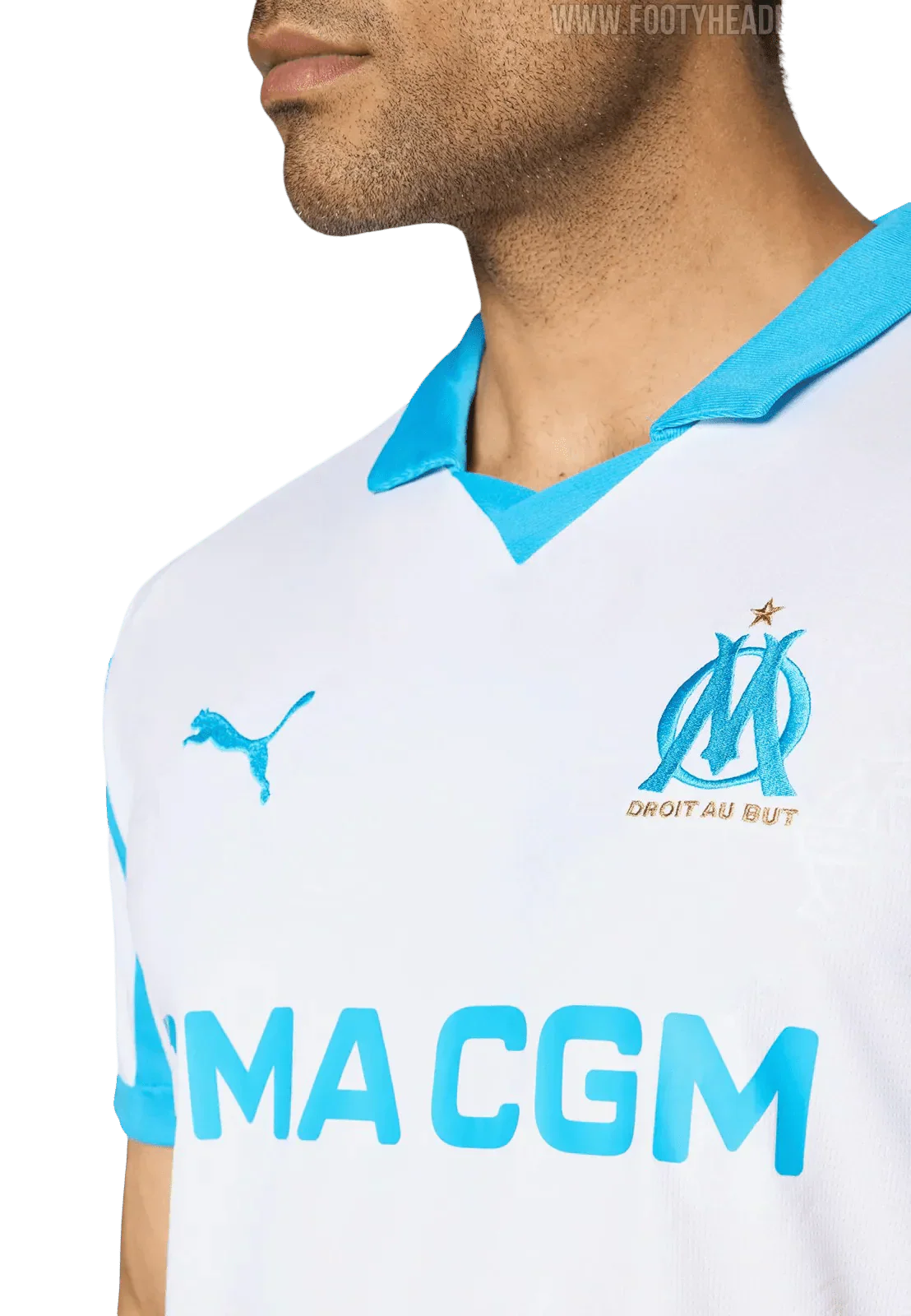 Olympique de Marseille Heimtrikot – Fanversion 2025/2026