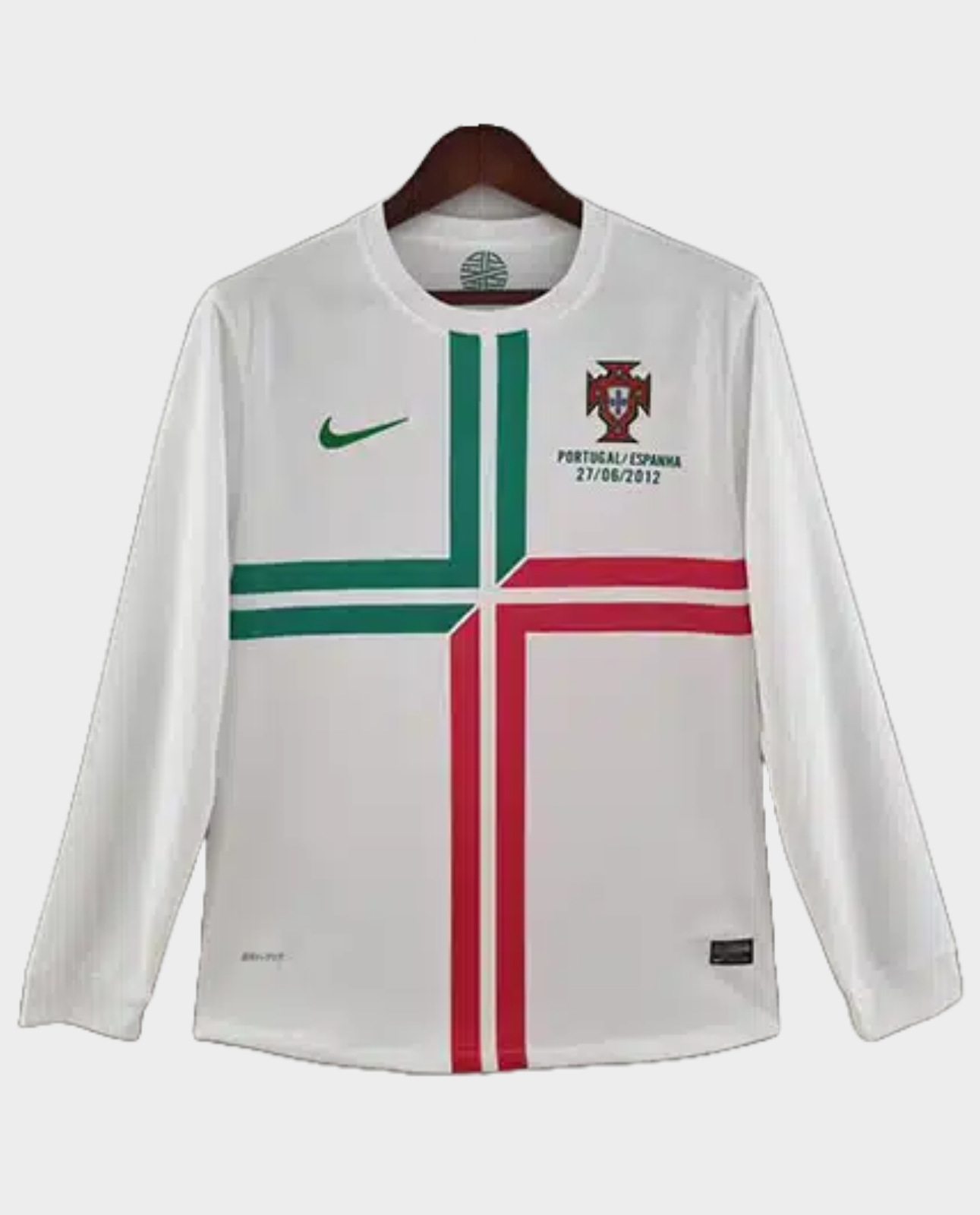Retro Portugal 2012 Away Full Sleeve Jersey